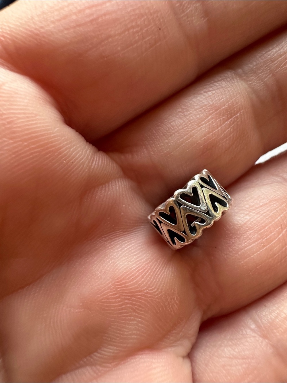 Pandora Heart Band Charm